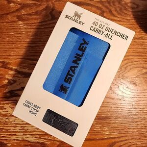 Stanley All Day 40oz Quencher Carry-All Azure Blue NWT Sold Out Color